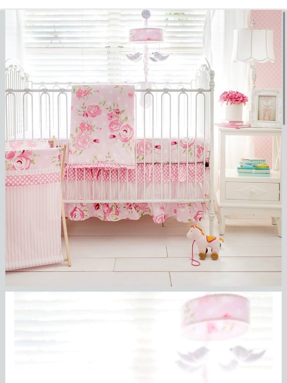 My Baby Sam Rosebud Lane 3-Piece Crib Bedding Set